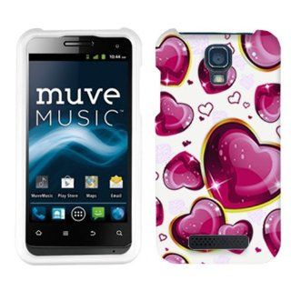 ZTE Engage Dream Hearts On White Cover Case: Cell Phones & Accessories