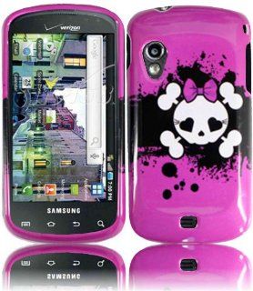 For U.S. Cellular Samsung Galaxy Matrix Hard Design Cover Case Pink Skull: Cell Phones & Accessories