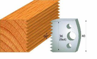 CMT 690.117 Pair of Profiled Knives for Shaper Cutters, 1 37/64 Inch Cutting Length and 5/32 Inch Thickness   Power Shaper Cutters  