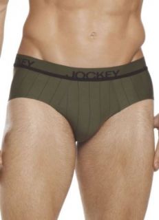 Jockey Men's Underwear Retro Microfiber Low Rise Brief, grape leaf stripe, L at  Mens Clothing store