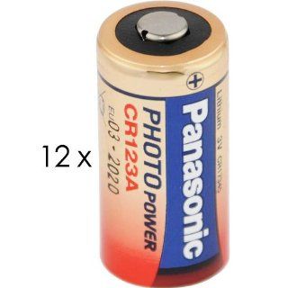 Panasonic CR 123A 3 Volt Lithium Batteries for Cameras Flashlights and Digital Flashes : Camera & Photo