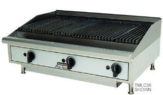 New Toastmaster 24 inch Gas Radiant Charbroiler Counter 2 Burner Iron Char 24" : Propane Grills : Patio, Lawn & Garden