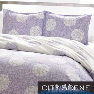 City Scene City Scene Raindance Wisteria Reversible Comforter Set Purple Size Twin