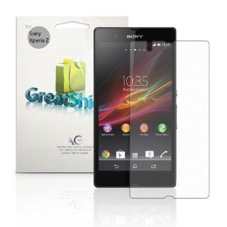 GreatShield Ultra Anti Glare (Matte) Clear Screen Protector Film for Sony Xperia Z / C6606PL   LIFETIME WARRANTY (3 Pack): Cell Phones & Accessories
