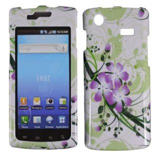 Green Lily Hard Case Cover for Samsung Captivate i897: Cell Phones & Accessories