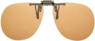 Cocoons LF701A Amber Aviator Clip on Sunglasses Aviator Sunglasses Polarised Le: Cocoons: Clothing