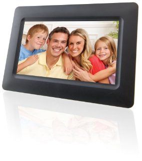 GPX, Inc. PF702B 7 Inch Digital Photo Frame with SD/MMC Memory Card Reader (Black) : Digital Picture Frames : Camera & Photo