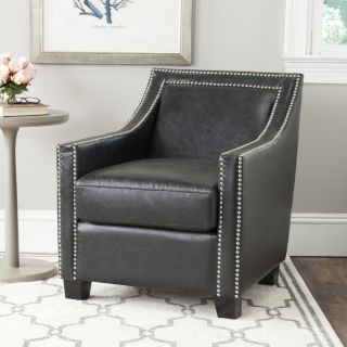 Safavieh Leandro Antique Black Club Chair