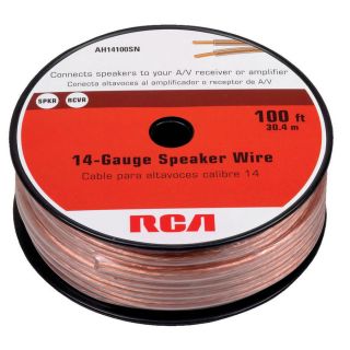 RCA 100 ft 14 AWG Standard Speaker Wire
