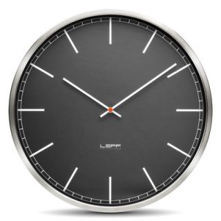 Leff Amsterdam One45 17.7 Wall Clock LT10003 / LT10103 Color: Black