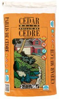 Ameriscape 55553 RDC06 Natural Canadian Cedar Mulch   2 Cu.ft.  Patio, Lawn & Garden