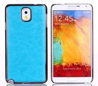 Katecase Blue Crazy Horse Pattern Hard Back Cover Case for Samsung Galaxy Note 3 N9000: Cell Phones & Accessories
