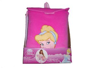 Disney Princess Cinderella Toddler Blanket with Plush Backpack  Baby