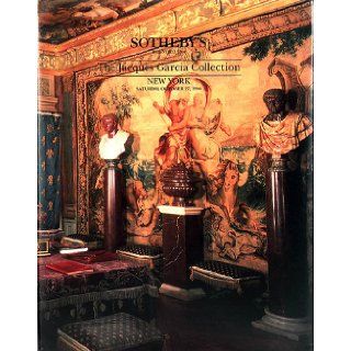 THE JACQUES GARCIA COLLECTION: IMPORTANT FRENCH FURNITURE, DECORATIONS, WORKS OF ART AND CARPETS   AUCTION OCTOBER 27, 1990: Sotheby's: Books