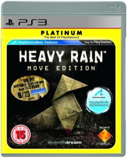 Sony               Sony:Heavy Rain (Platinum Move Edition)      PS3