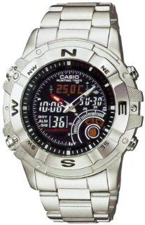 Casio Men's AMW705D 1AV Silver Stainless Steel Quartz Watch with Black Dial Casio Watches