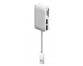 iLuv Card Reader with USB Hub (iCB718WHT)   Retail Packaging: Computers & Accessories