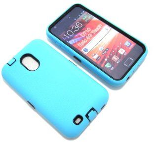 Cell Nerds Dual Protection Case Cover, Baby Blue and Black Inner Plastic, for The Samsung Galaxy S2 from Sprint, Virgin Mobile (SPH D710), US Cellular (SCH R760) & Boost Mobile   Cell Nerds Packaging: Cell Phones & Accessories