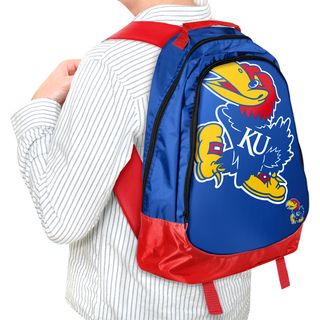 Forever Collectibles Ncaa Kansas Jayhawks 19 inch Structured Backpack