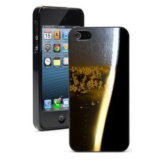 Apple iPhone 4 4S 4G Black 4B720 Hard Back Case Cover Color Close Up of Beer Pilsner: Cell Phones & Accessories