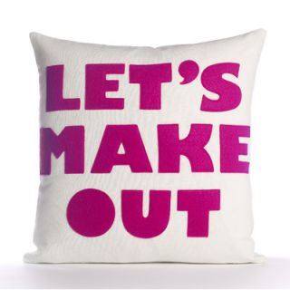 Alexandra Ferguson Lets Make Out Decorative Pillow LEMAK XX Size: 16 W x 