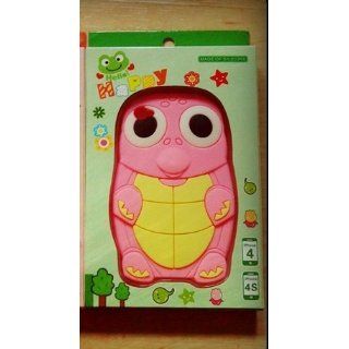 Pink Turtle Dinosaur "Flexa" flexible silicone soft skin case cover for Apple iPhone 4 4G 4S: Cell Phones & Accessories