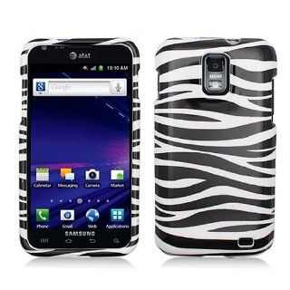 Black White Zebra Stripe Hard Cover Case for Samsung Galaxy S2 S II AT&T i727 SGH I727 Skyrocket Cell Phones & Accessories