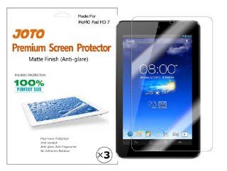 JOTO Premium Screen Protector Film Anti Glare, Anti Fingerprint (Matte Finish) for the ASUS MeMO Pad HD 7 Inch Tablet ME173X with Lifetime Replacement Warranty (3 Pack): JOTO: Office Products