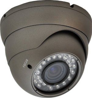 LTS LTCMD718H Night Vision Metal Dome Camera with 1/3 Inch Sony CCD, 540TVL, and 2.8 10mm Wide Angle Vari Focal Lens