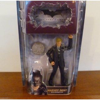 Batman Dark Knight Movie Master Exclusive Deluxe Action Figure Harvey Dent with Coin: Toys & Games