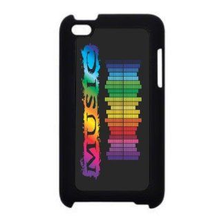 Rikki KnightTM Neon Music Equalizers Design iPod Touch Black 4th Generation Hard Shell Case: Computers & Accessories