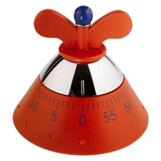 Alessi A09 Kitchen Timer by Michael Graves A09 Color: Red