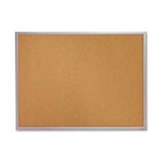 Quartet S733 Quartet Cork Bulletin Board, 36 x 24, Aluminum Frame, One Board per Order : Office Products
