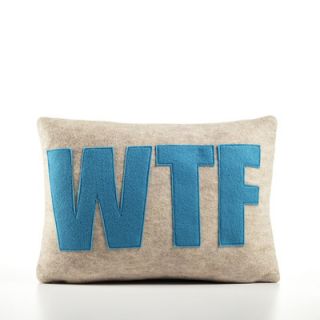 Alexandra Ferguson WTF Decorative Pillow WTF 1XX Size: 10 W x 14 D, Color