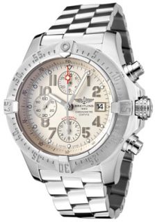 Breitling A1338012/G692 SS  Watches,Mens Aeromarine Automatic Mechanical Chronograph Stratus Silver Dial Stainless Steel, Chronograph Breitling Automatic Watches