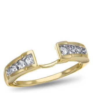 14K Yellow Gold and Diamond Ring Guard, 1/2 ctw. Jewelry