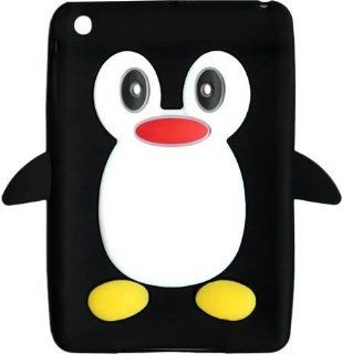 New Black Novelty Cute Penguin Silicone /Cover /Case for iPAD mini: Cell Phones & Accessories