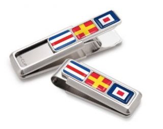 M Clip Mariner Nautical Signal Flag Stainless Steel Money Clip at  Mens Clothing store: Money Clip Wallets