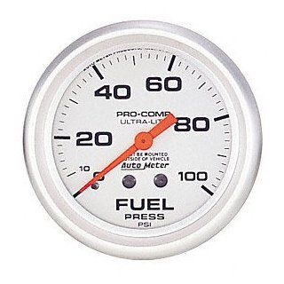 Auto Meter 4412 Ultra Lite Mechanical Fuel Pressure Gauge: Automotive