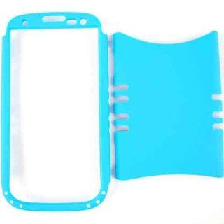 Cell Armor I747 RSNAP A006 JC Rocker Series Snap On Case for Samsung Galaxy S3   Retail Packaging   Fluorescent Solid Light Blue: Cell Phones & Accessories