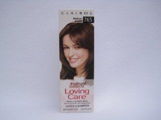 Clairol Natural Instincts Loving Care Color, 765 Medium Brown (Pack of 3) : Chemical Hair Dyes : Beauty