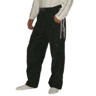2 PIECE BONUS PACK: FOX Mens Black Waterproof Insulated Ski Snowboard / Snow Pants & Adidas Toque / Hat (Size: L): Clothing