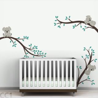 LittleLion Studio Tree Branches Koala Wall Decal DCAL VL LA 037 W CC Color: W