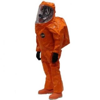 Kappler Zytron 500 Chemical Protection Expanded Back HazMat Coverall, Disposable: Protective Work And Lab Coveralls: Industrial & Scientific