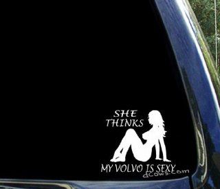 She thinks my VOLVO is sexy ~ funny window sticker decal 