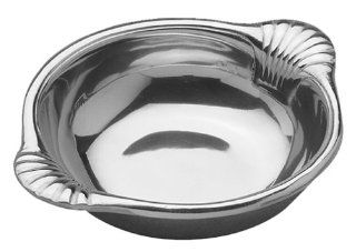 Wilton Armetale Scallop Handled Bowl, Medium, Round, 12 1/4 Inch by 9 3/4 inch: Kitchen & Dining