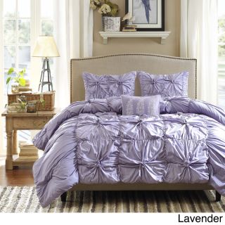Madison Park Madison Park Maxine Cotton 4 piece Comforter Set Purple Size Full