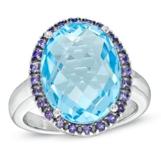 amethyst frame ring in sterling silver orig $ 229 00 now $ 137 40 free