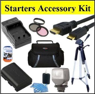 Starters Accessory Kit For Sony HDR PJ710V HDR PJ760V HDR CX760V Handycam Camcorder   Includes Filter Kit + Replacement NP FV70 Battery + Battery Charger + Video Light + Deluxe Case + 50" Tripod + Mini HDMI Cable & Much More!! : Digital Camera Acc