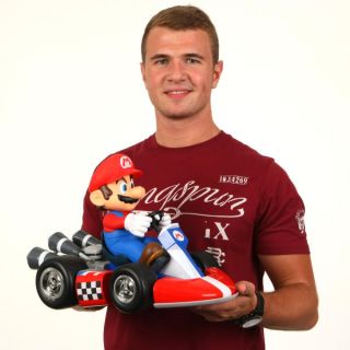 Mario Kart Nintendo Wii: Radio Control Kart   Mario (40cm)      Toys